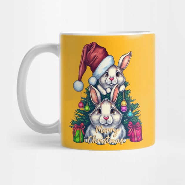 Merry Christmas Bunny Rabbit Squad by RubyCollection